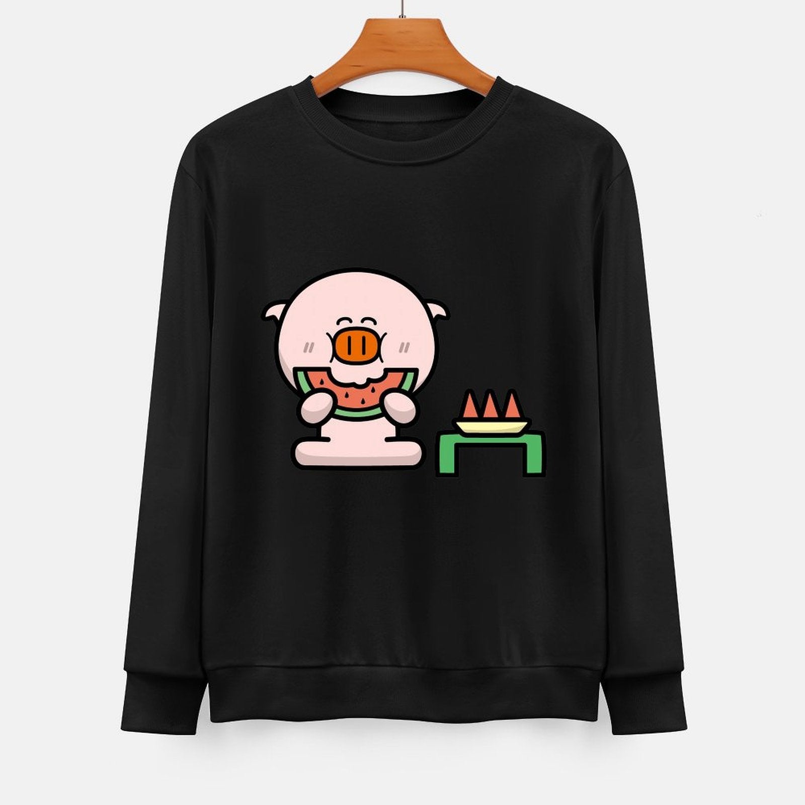 Front Patterned Long Sleeve TopBold Made-to-Order